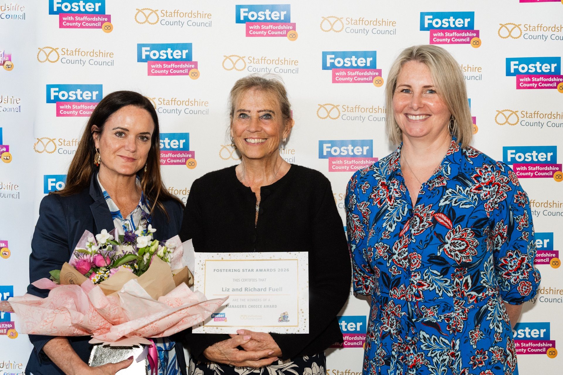 Staffordshire Fostering Star Awards event photography, Stafford